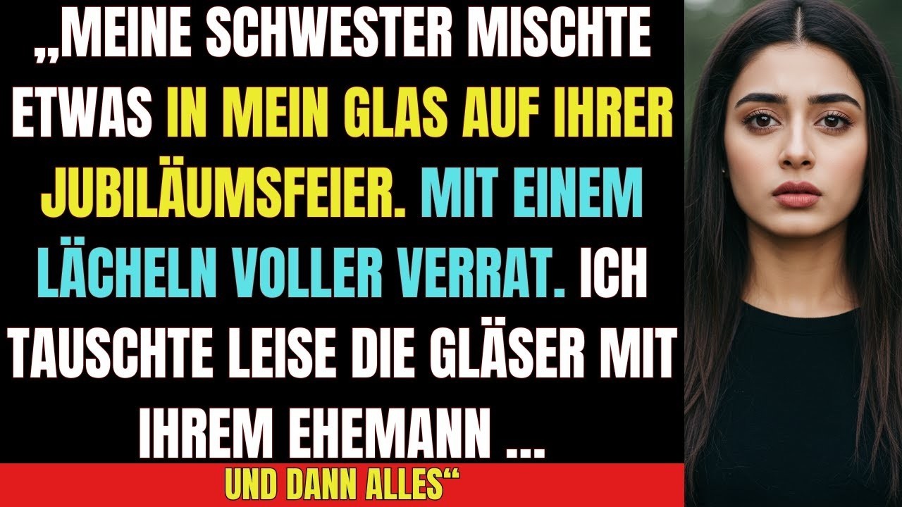 „Meine Schwester mischte Gift in mein Glas… doch es traf ihren Ehemann“