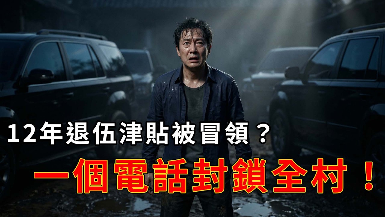退伍驚覺12年津貼被鄰居冒領蓋洋樓？我一通電話打給老首長，隔天調查車隊直接封鎖全村！