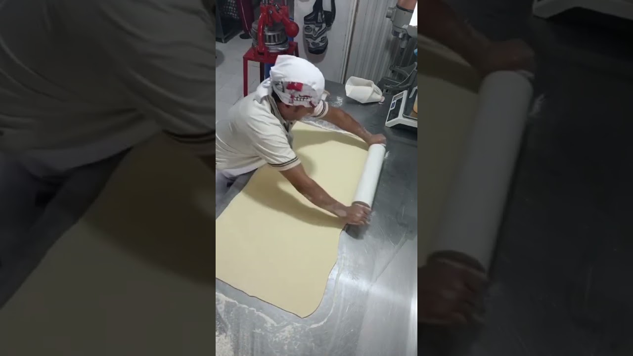 elaboracion de  delicioso chicharron super crocante en hojaldre