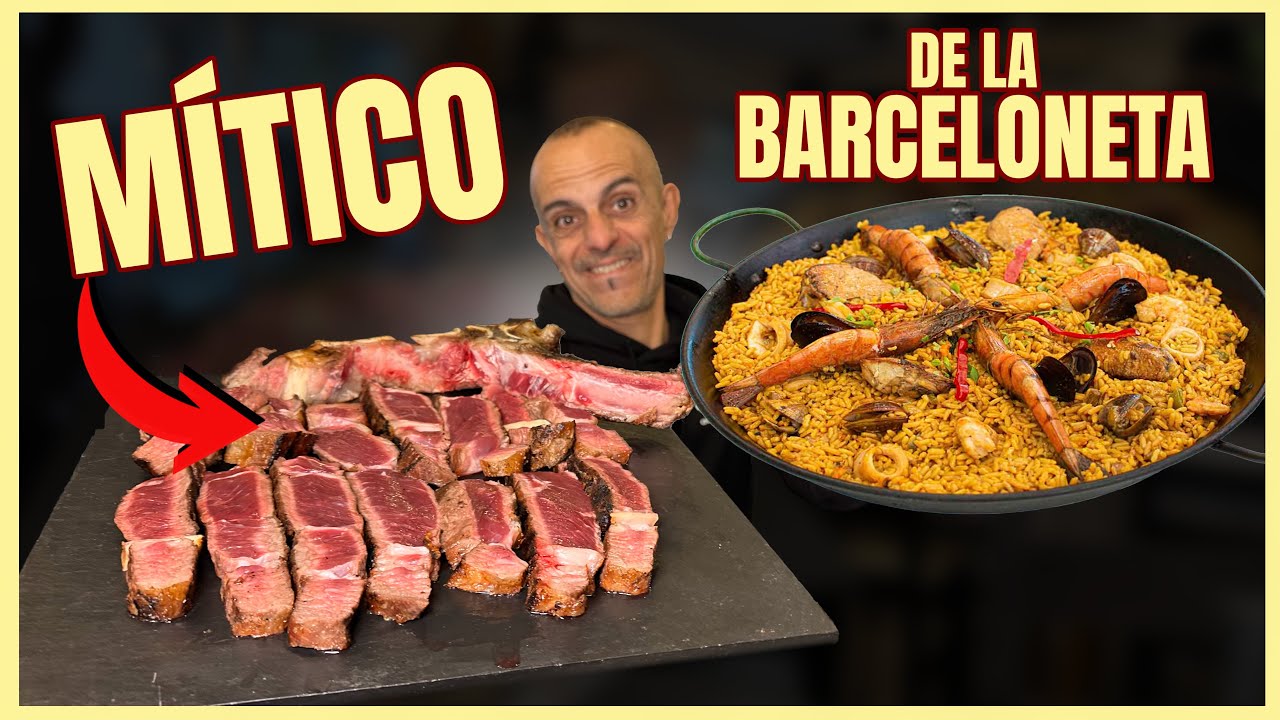 Pruebo un MÍTICO Restaurante de la Barceloneta 📍 y tienen DE TODO 😯