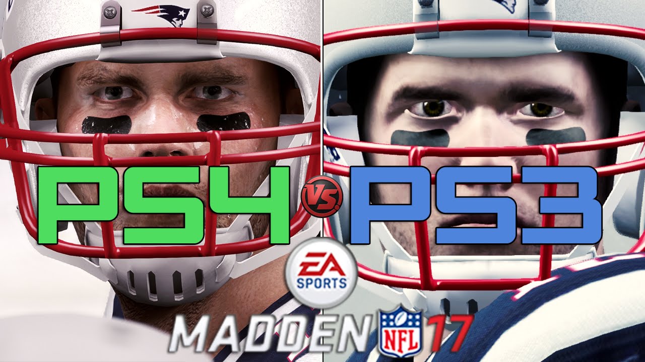 Madden NFL 17 - PS4 vs PS3 Graphics/Face/Gameplay COMPARISON | Current Gen vs Last Gen | (60fps)