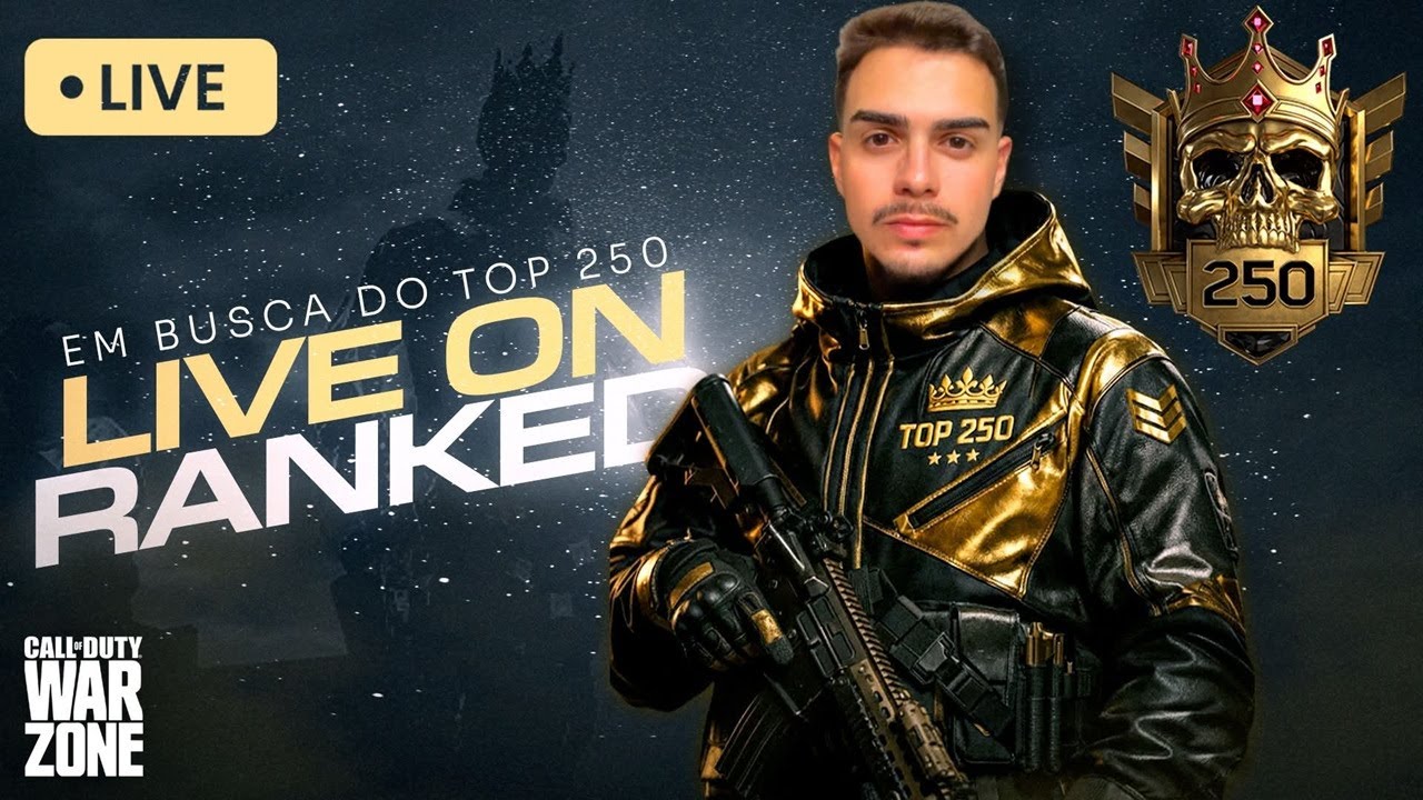 🔴 COD: WARZONE / EM BUSCA DO TOP 10 MUNDIAL 🔴 !LIVEPIX !METALIVE