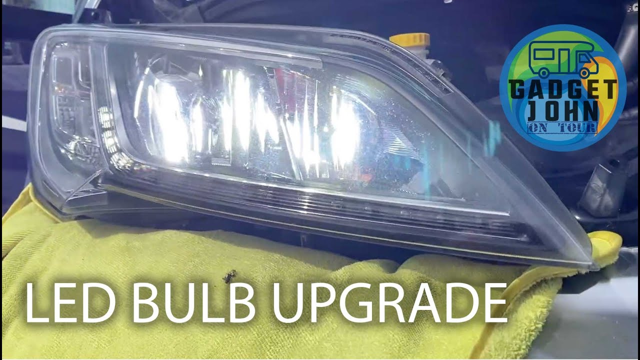 Замена ламп в фарах Fiat Ducato 2015 года на светодиодные лампы — VanTech Quickie
