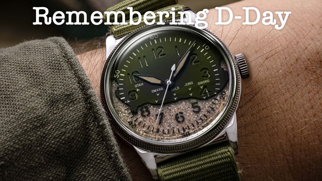 Remembering D-Day w/ Watches Made From Utah Beach Sand and a C-47 Door Panel!
