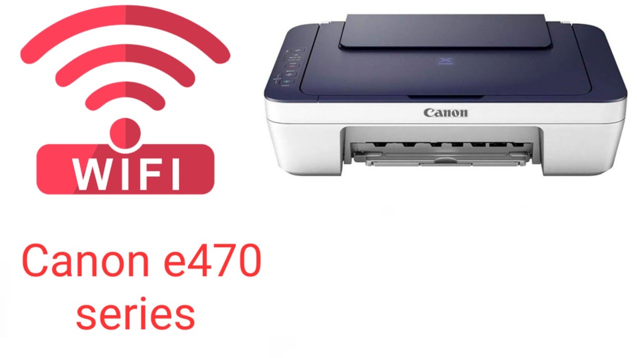 Canon e470 series Wi-Fi setup || simple setup guide