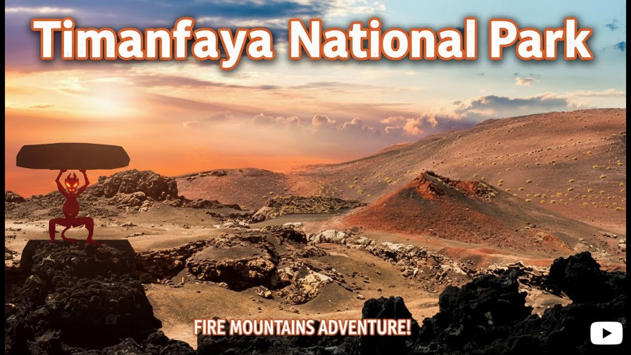 Camels, Volcanoes & Fire Mountains! Timanfaya National Park Experience | Lanzarote Vlog