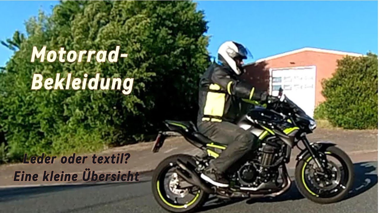 Motorrad - Bekleidung Leder oder Textil?