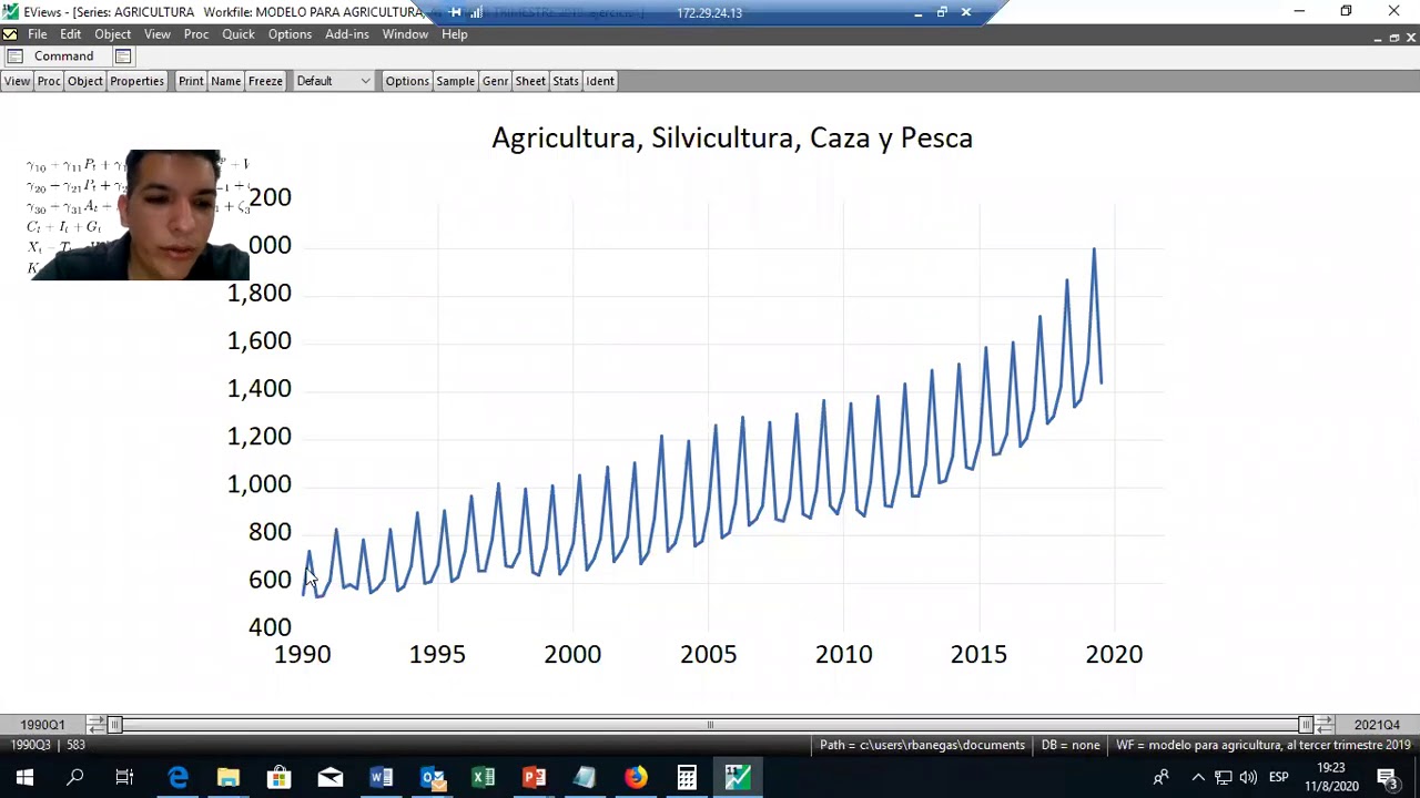 Descomposición de series de tiempo con ARIMA CENSUS X 12