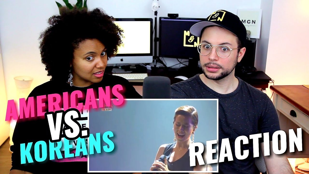 Americans VS. Koreans - High Belt Notes Singers | REACTION