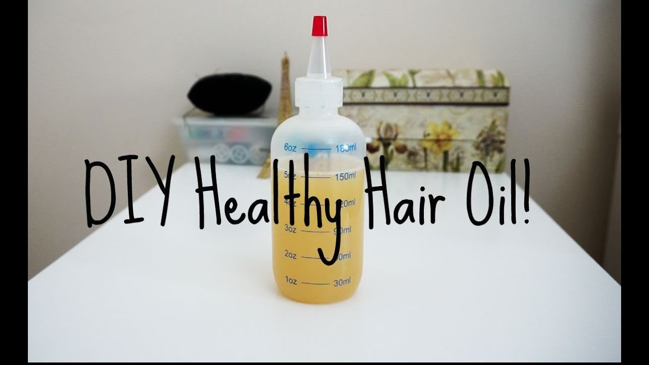 D.I.Y Hair Oil for Healthy Edges and Scalp