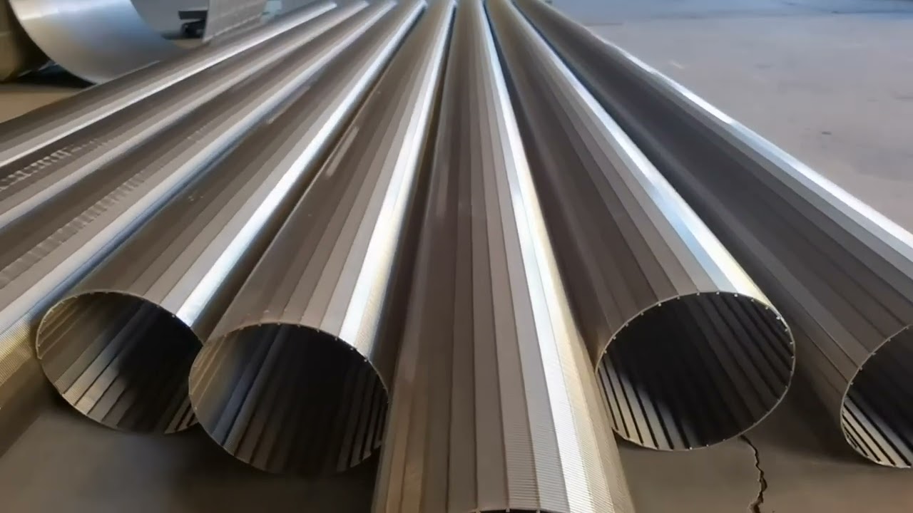 SS304 Slot 40 Johnson Profile Wire Water Well Screens For 400m Depth Wells