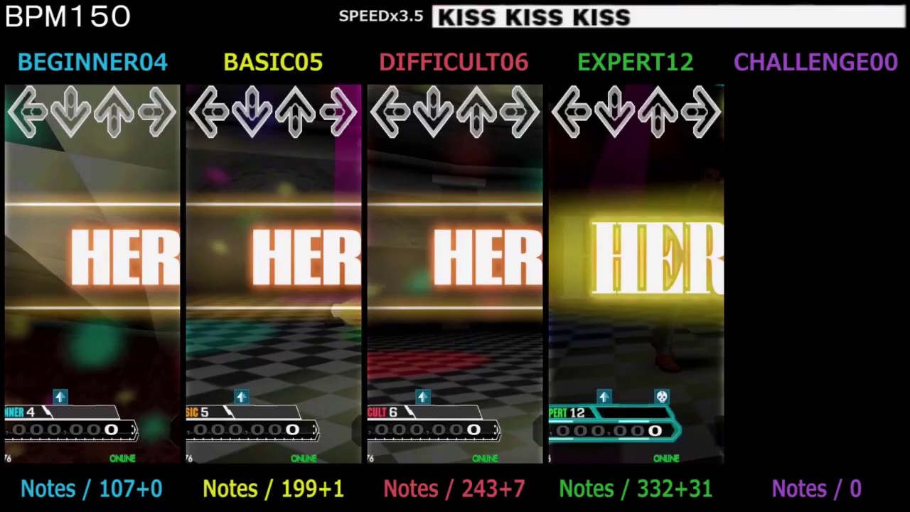DDR / KISS KISS KISS - SINGLE (DanceDanceRevolution EXTREME)