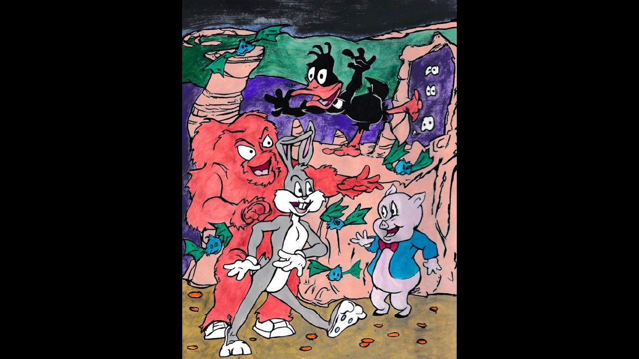 DAFFY DUCK    GOSSAMER    BUGS BUNNY    PORKY THE PIG