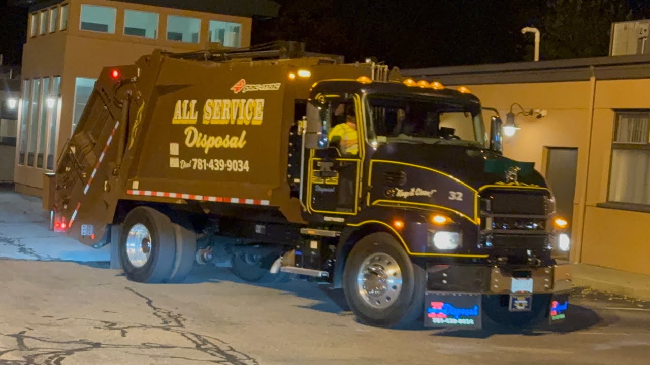 All Service Disposal 32 ~ Mack MD Pac Mac Rear Loader Trash Truck