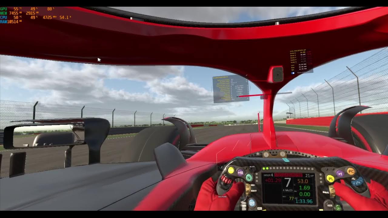 Testes com a Mercedes W13 em Silverstone para o F1BC
