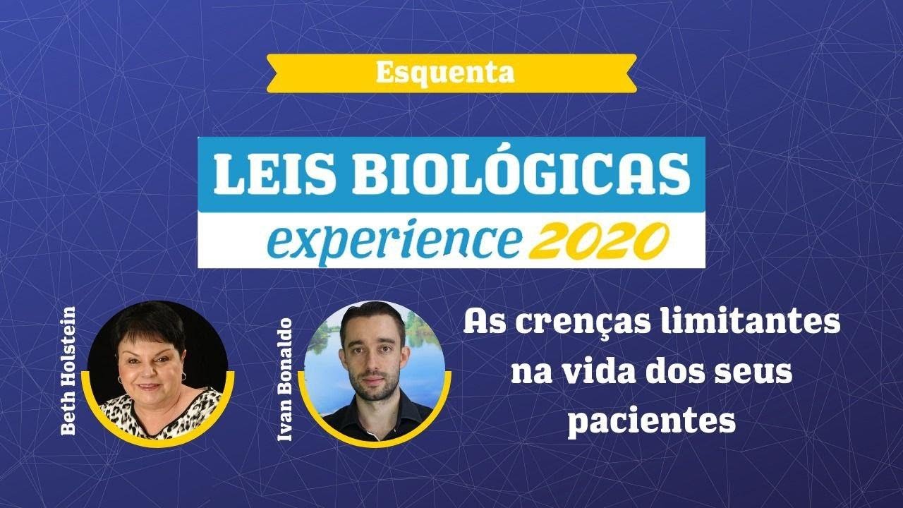 As crenças do paciente com Psych-k e as Leis Biológicas | Ivan Bonaldo