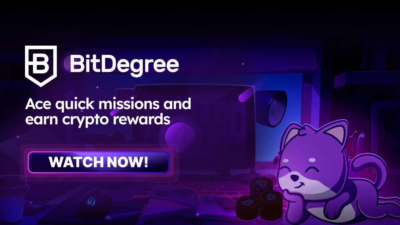 BitDegree: Ace quick missions and earn crypto rewards