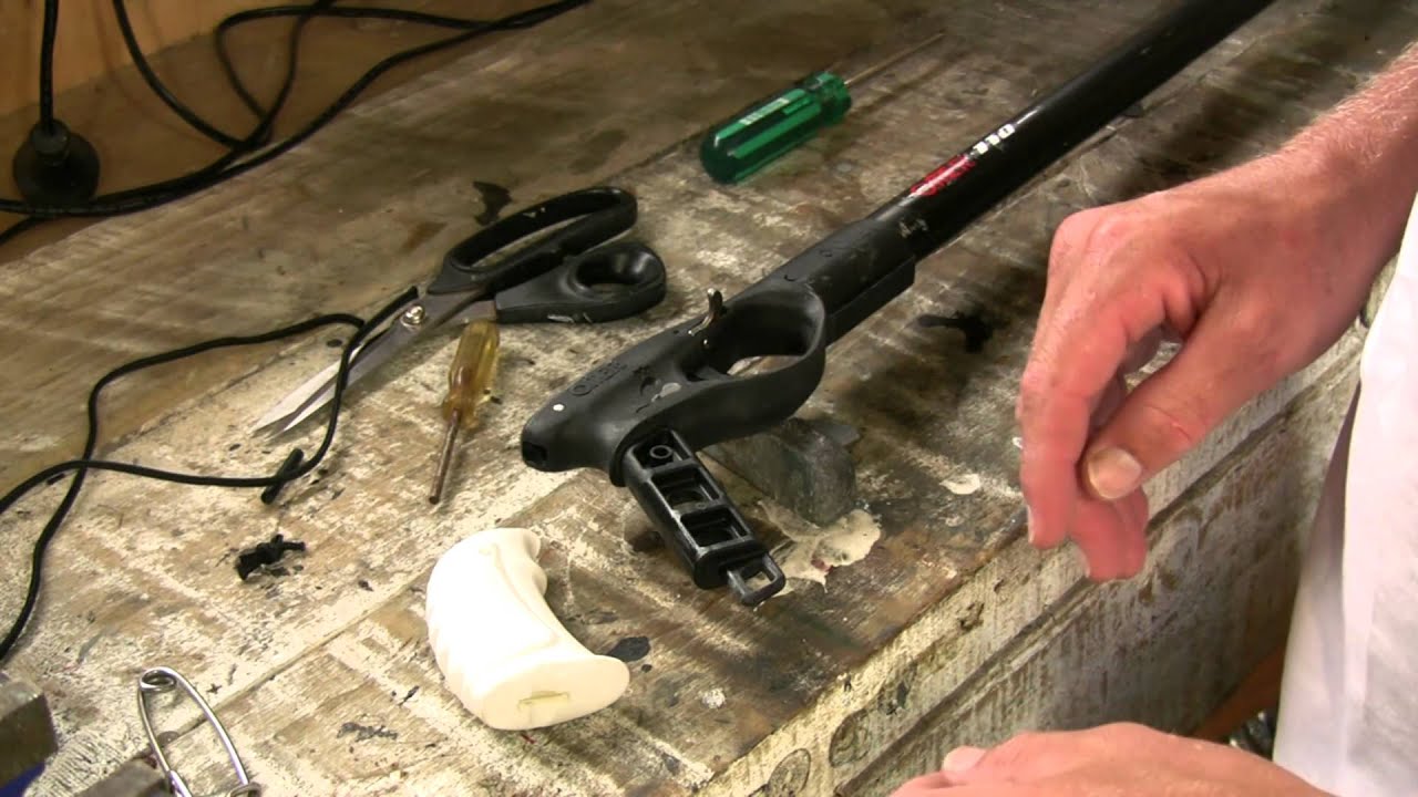 Repairing Omer Cayman speargun