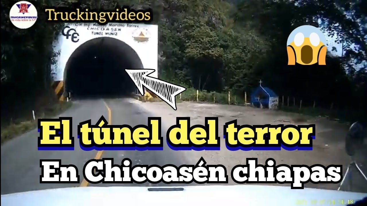 impresionante túnel en Chicoasén chiapas