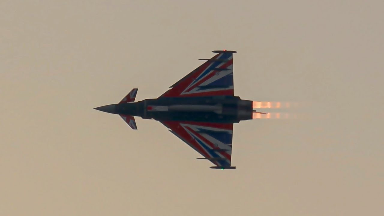 Epic Typhoon Evening Display | Blackjack Typhoon - Ayr Airshow 2023 [4K]
