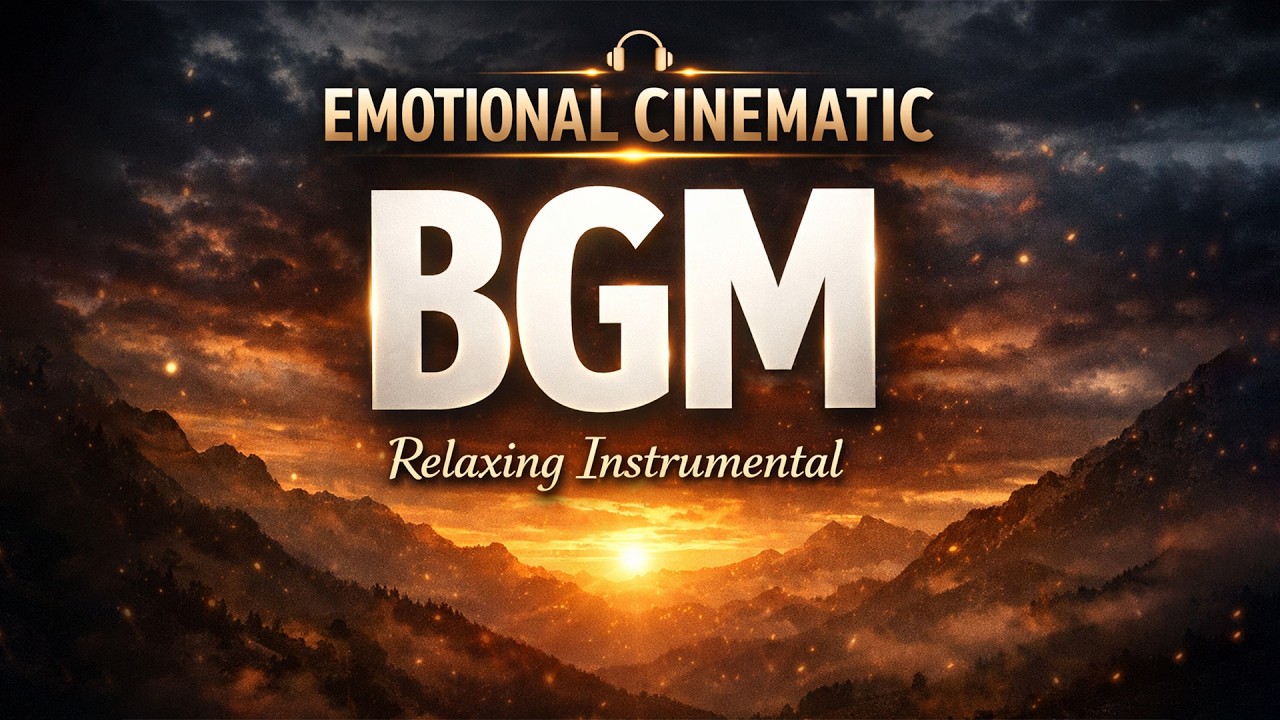 Emotional Cinematic Background Music | Epic & Relaxing BGM for Videos, Films & Study