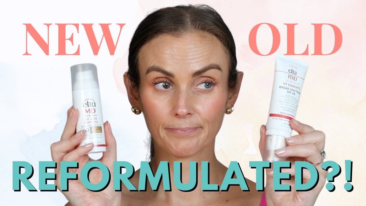 Elta MD AOX Sunscreen Review & Comparison | New Elta MD AOX  vs. Old Elta MD Formula 🧴!