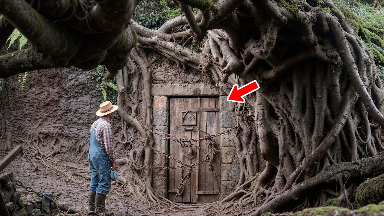Farmer Finds a Hidden Entrance Beneath a Tree, But What He Saw Inside Changed His Life Forever…