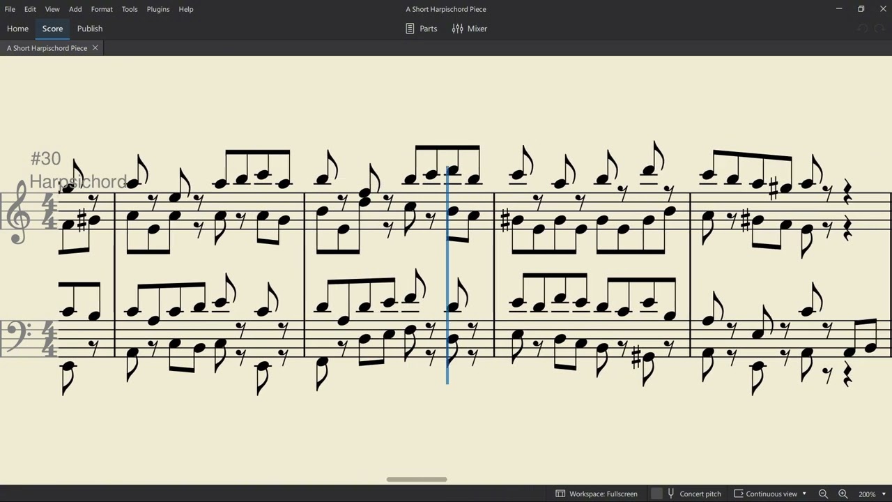 SirPunchline - A Short Harpsichord Piece