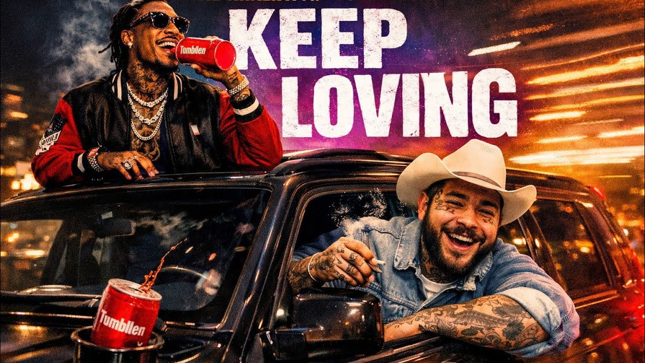 Keep Loving ❤️ | Emotional Melodic Rap Song (Wiz Khalifa × Post Malone Style) | Lyric Video