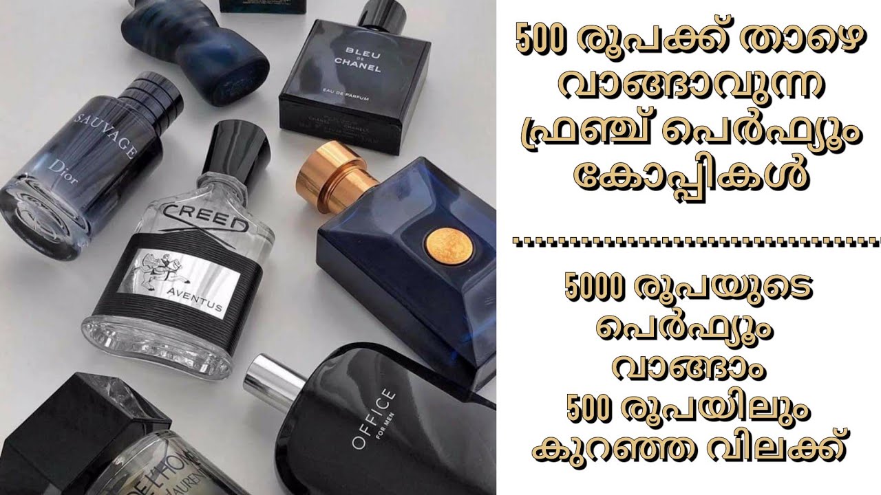 500 രൂപക്ക് താഴെ വാങ്ങാൻ പറ്റിയ ഫ്രഞ്ച് പെർഫ്യൂം കോപ്പികൾ | French Perfume Copies Under 500 Rupees