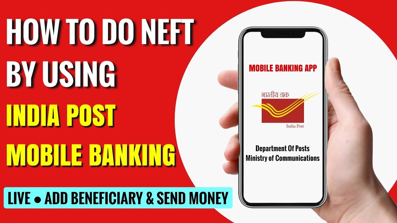 How to do NEFT by DOP Mobile Banking | Add beneficiary in DOP Mobile Banking | Post Office NEFT