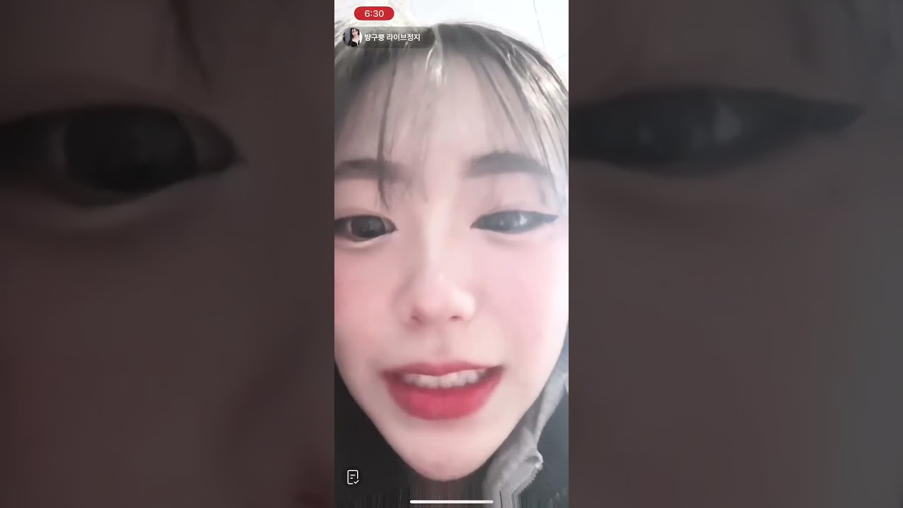 Korean girl spitting on public mirror