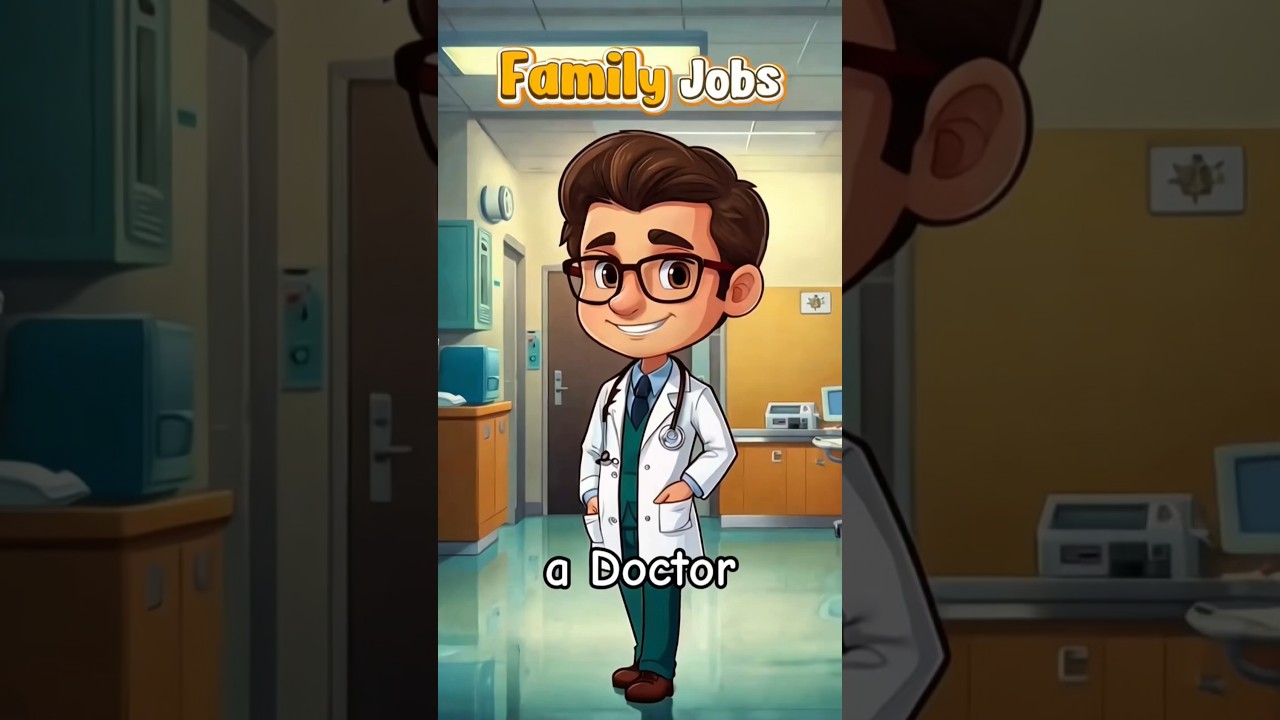 Learn Family Jobs: Fun Guide for Young English Learners #learning #english #kids #kidslearning