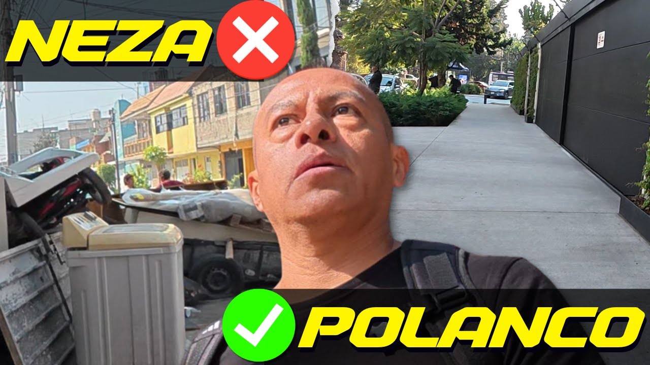 🔥CAMINÉ por las CALLES de NEZA vs POLANCO… IMPACTANTE DIFERENCIA!