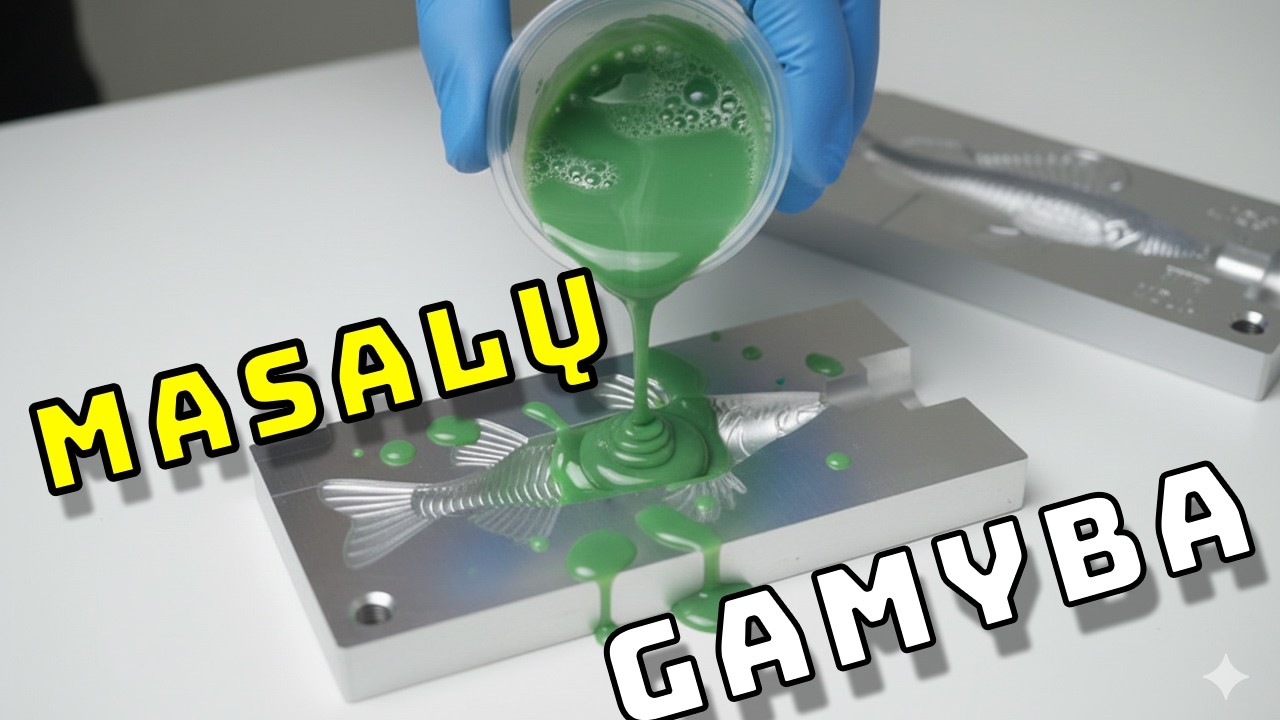 Silikoninių masalų gamyba žvejybai