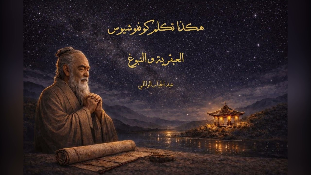  العبقرية  والنبوغ - الفصل العاشر - من كتاب هكذا تكلم كونفوشيوس للفيلسوف عبد الجبار الوائلي