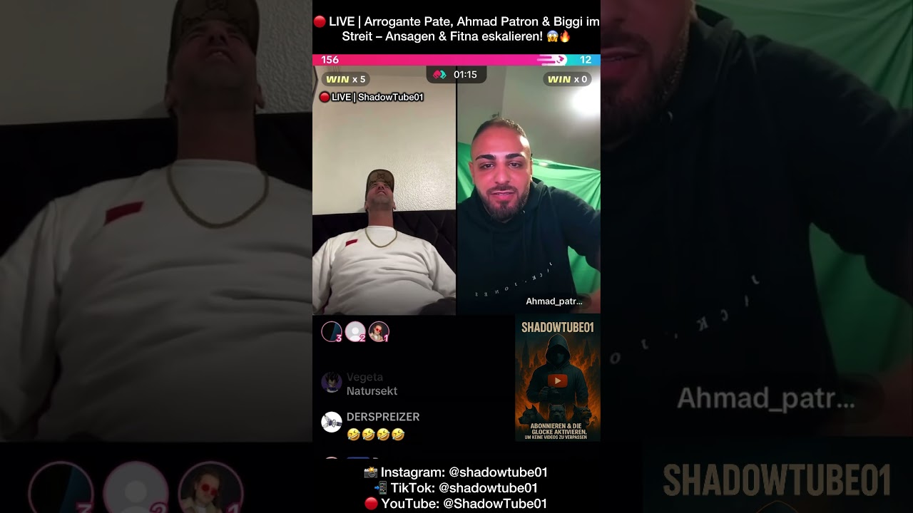 🔴 LIVE | Arrogante Pate erz&auml;hlt Schock-Story live &ndash; Ahmad Patron droppt pl&ouml;tzlich einen Namen! 😱🔥