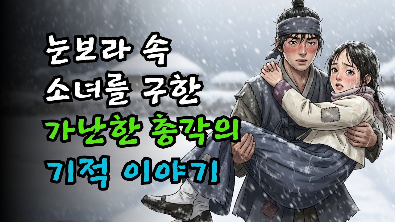 눈보라 속 소녀를 구한 가난한 총각의 기적 이야기 / 조선이야기 / 민담 / 오디오북