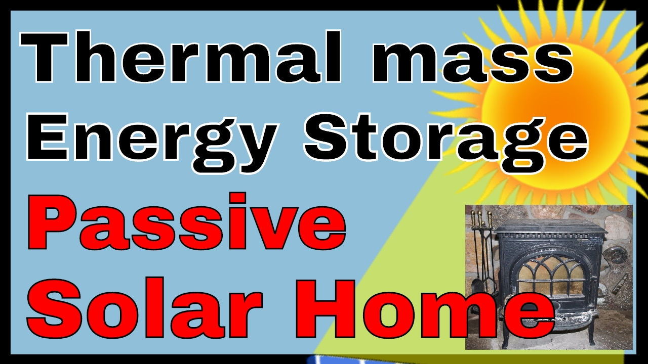 Thermal mass, thermal bank, underground thermal energy storage, passive solar home