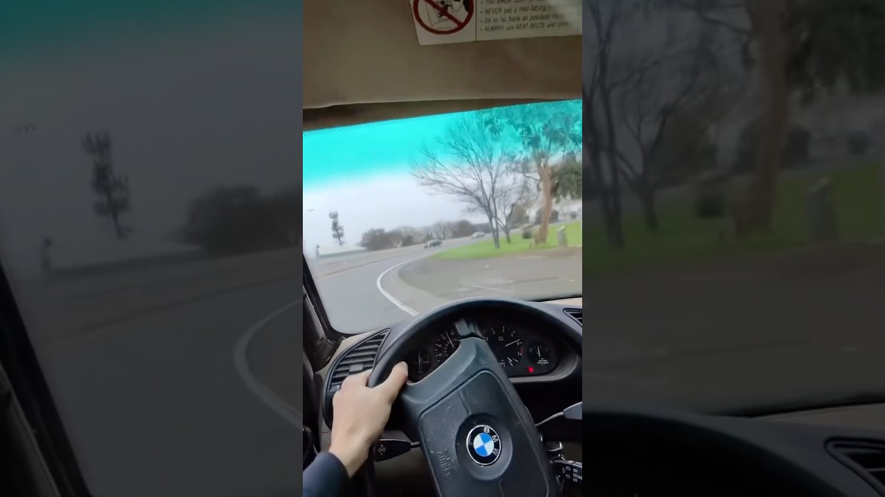 Bro thinks the street is a drift track!