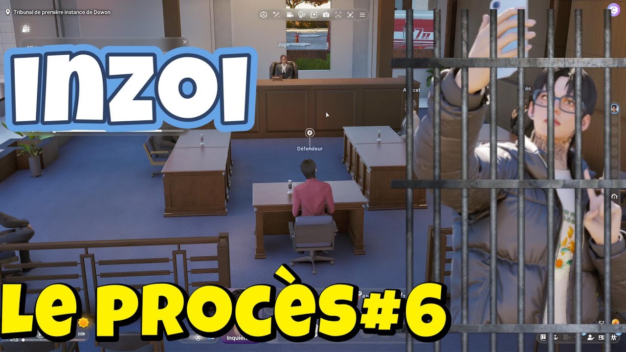 Let's play [INZOI NOEL] Je me d&eacute;fends lors d'un proc&egrave;s au tribunal !#6