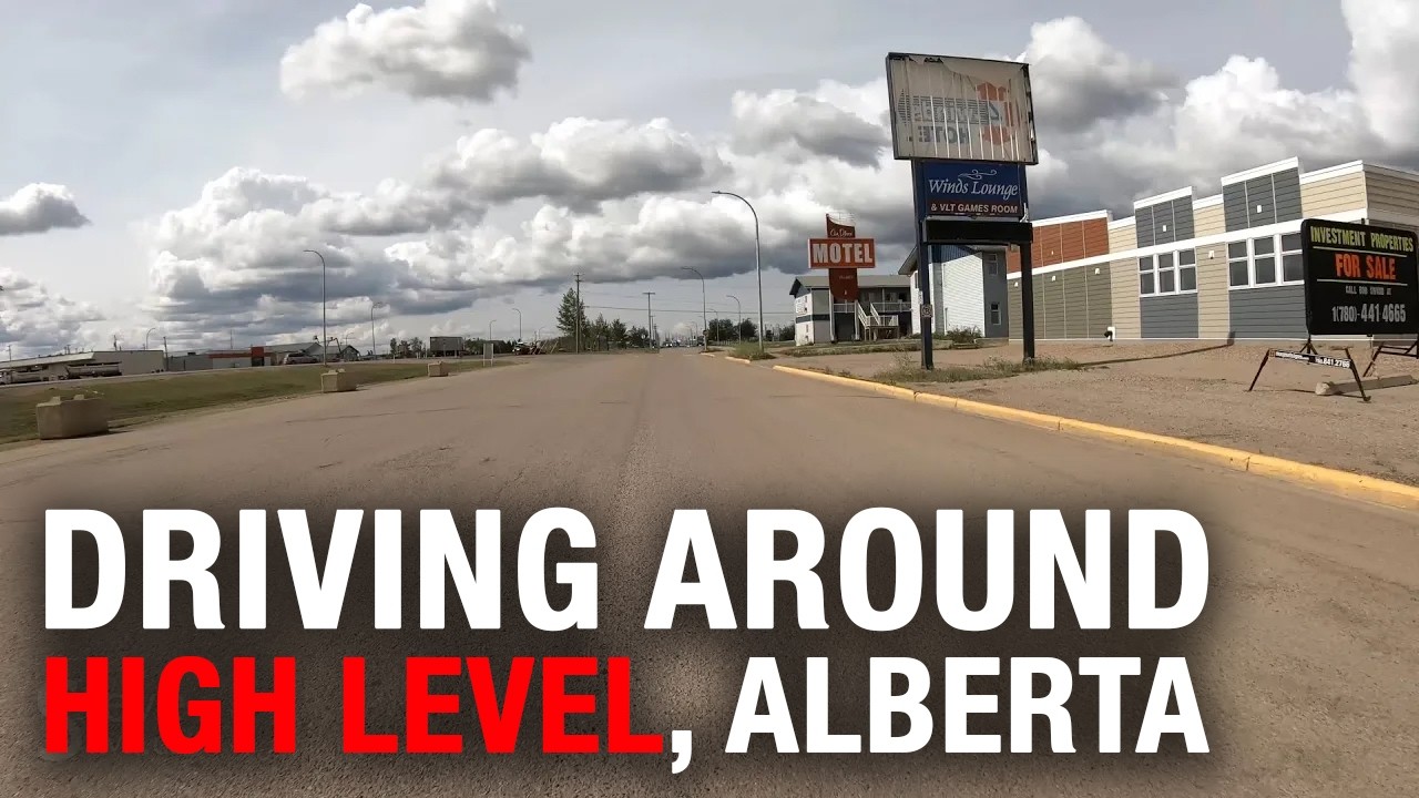 Driving around High Level, Alberta