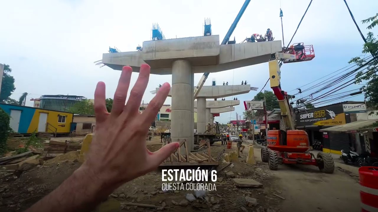 MONORRIEL DE SANTIAGO RD - 2023 VS 2025 - NUEVO RECORRIDO