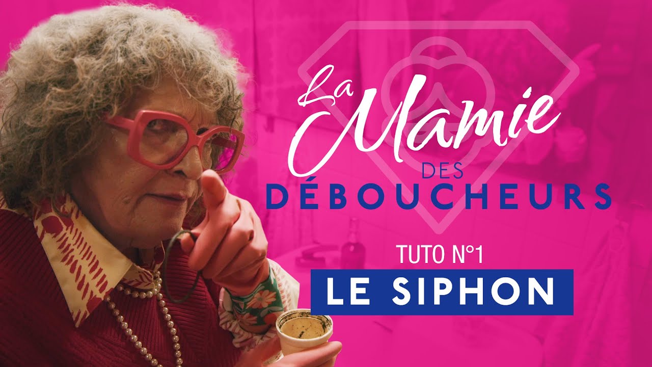 Tuto n°1 - Comment déboucher son siphon (évier, lavabo...) avec la Mamie des Déboucheurs.