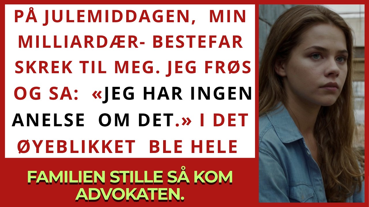 På julemiddagen skrek min milliardær-bestefar – så kom advokaten