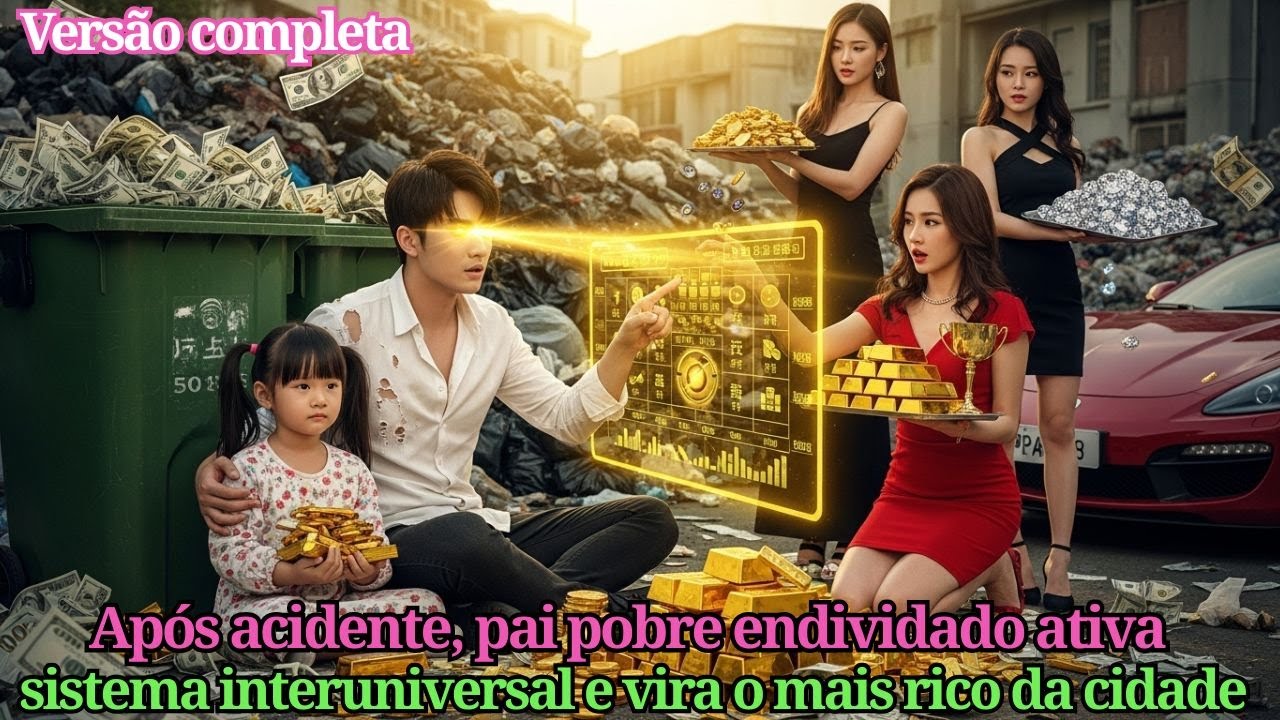 Após acidente, pai pobre endividado ativa sistema interuniversal e vira o mais rico da cidade