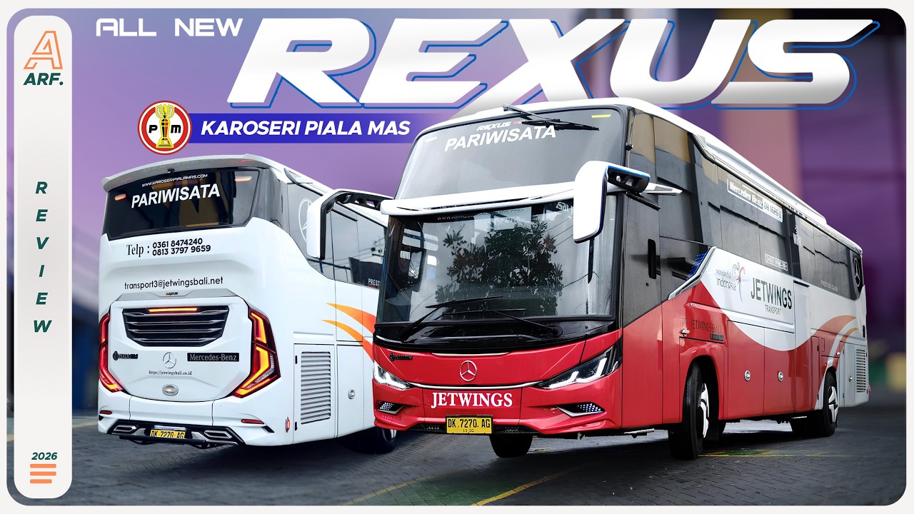 REXUS TERBARU MAKIN GANTENG !! Inilah New REXUS 8D Dari Karoseri Piala Mas