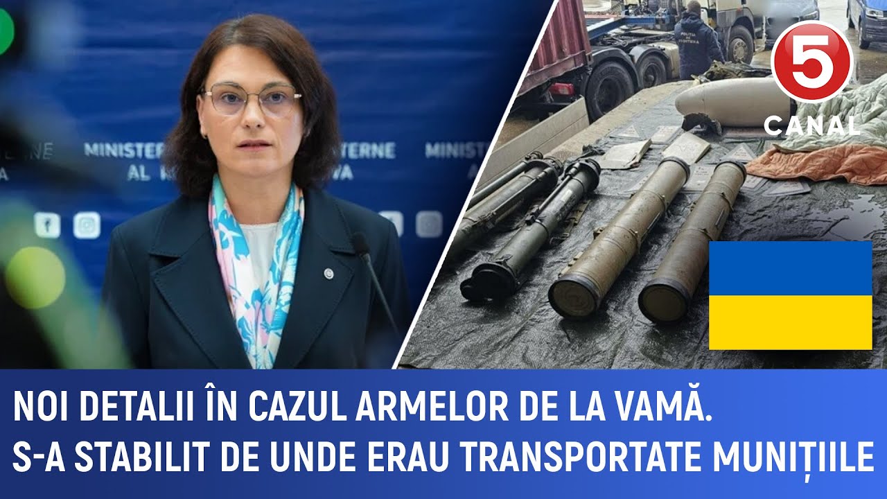 Noi detalii în cazul armelor de la vamă. S-a stabilit de unde erau transportate munițiile