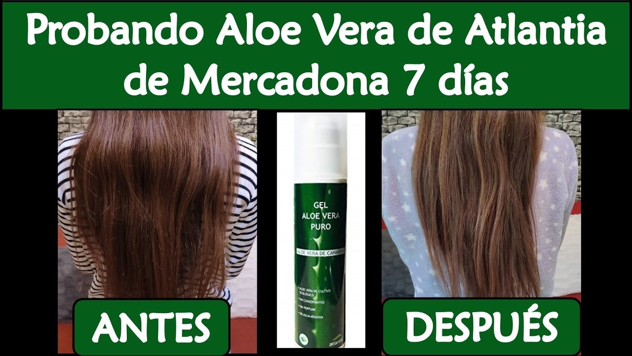 Я наношу гель Алоэ Вера от Mercadona на волосы на 7 дней и вот что получилось {tinycosmetics}