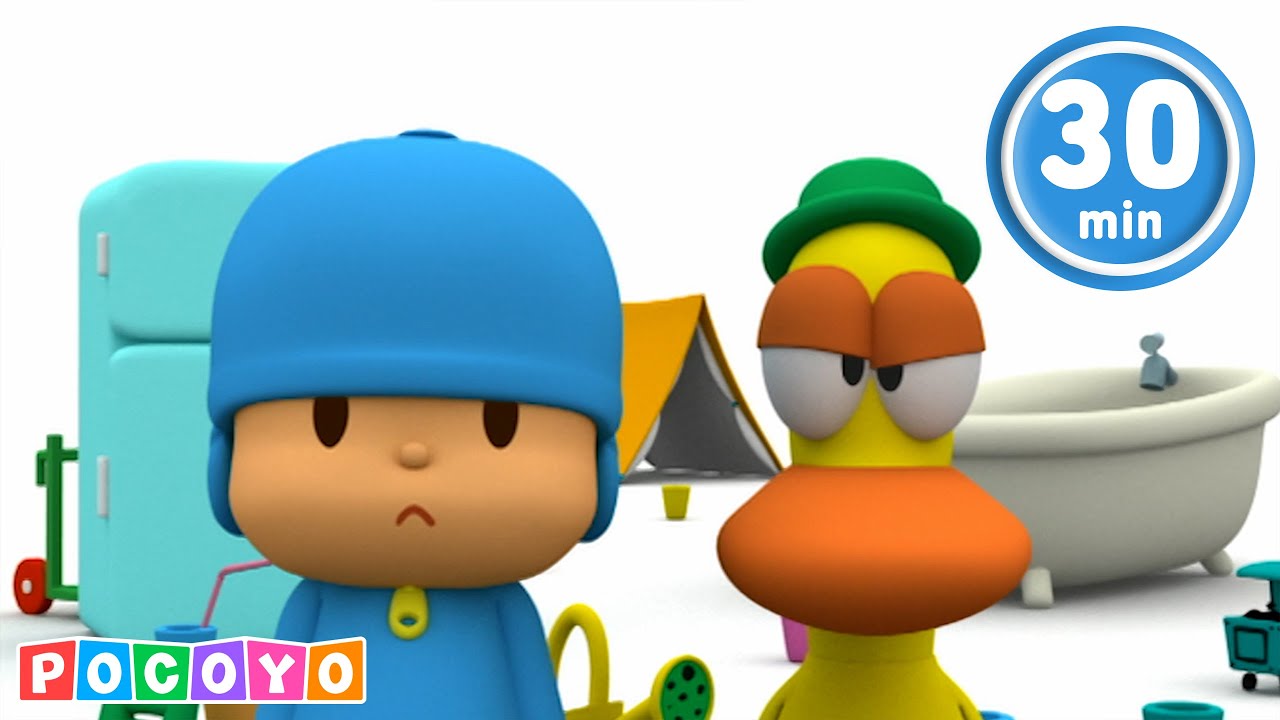 Pocoyo 🇦🇪 - القناة الرسمية - رحلة بوكويو المجنونة إلى المخيم! 🏕️ [30 دقيقة] رسوم متحركة للأطفال